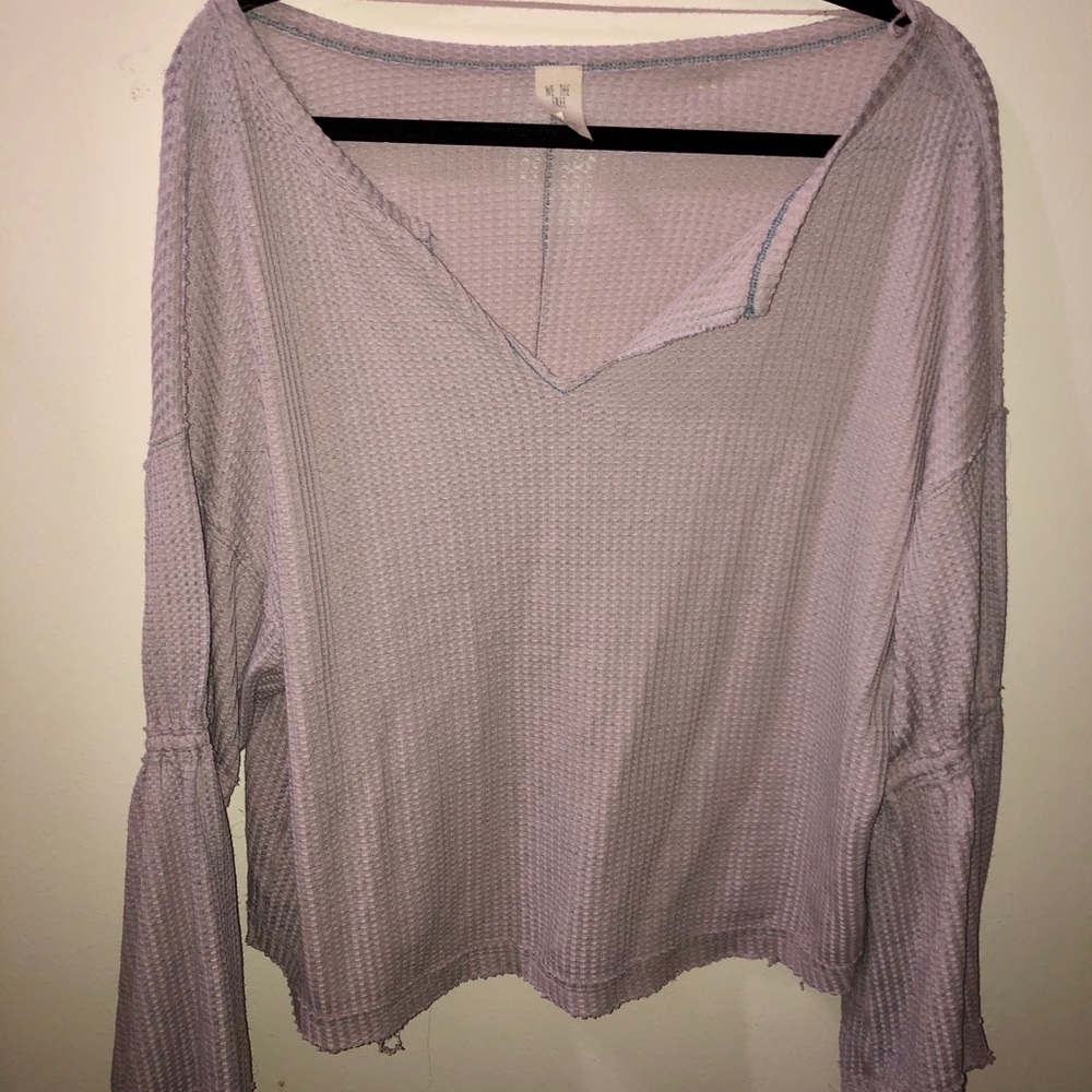 Free people bell sleeve shirt